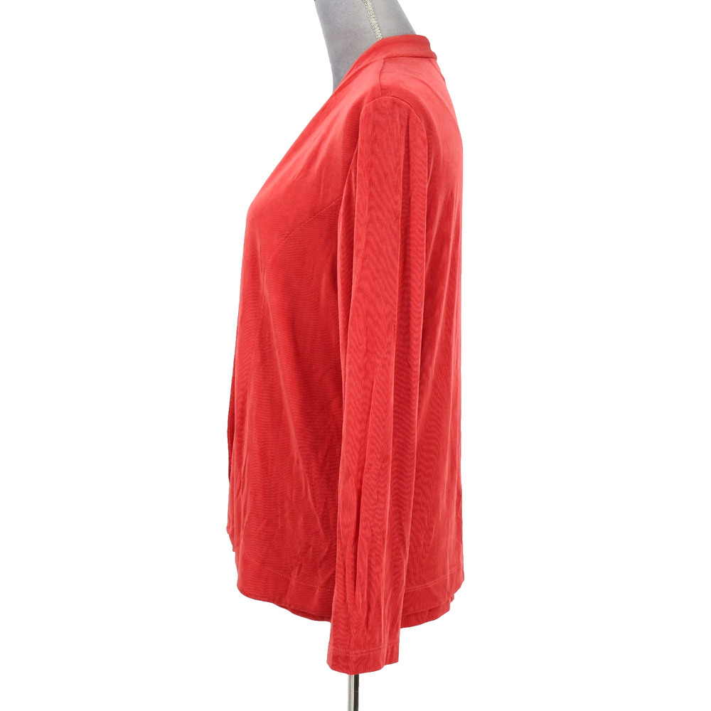 Chicos Travelers 3 Sweater Set Womens XL 16 Pale Orange Cardigan n Tank 2 Piece - Picture 8 of 16